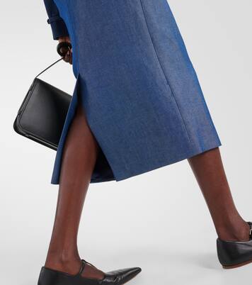 Midirock Manuela aus Wolle und Leinen | Gabriela Hearst