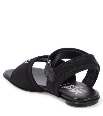 Leather-trimmed sandals | MM6 Maison Margiela Kids