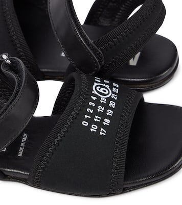 Leather-trimmed sandals | MM6 Maison Margiela Kids