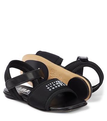 Leather-trimmed sandals | MM6 Maison Margiela Kids