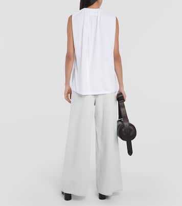 Top aus Baumwoll-Jersey | MM6 Maison Margiela
