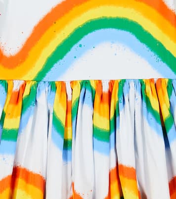 Calyita printed puff-sleeve cotton dress | Molo