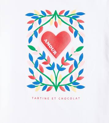 Printed cotton-blend jersey T-shirt | Tartine et Chocolat