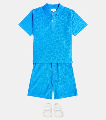 Shorts Monogram aus Frottee | Marc Jacobs Kids