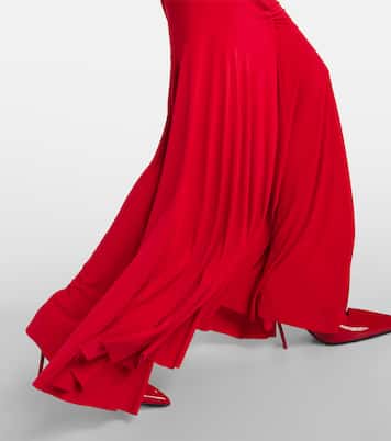 Ruched strapless gown | Norma Kamali