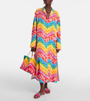 Pantoletten VLogo Signature Valentino Chevron 24  | Valentino Garavani