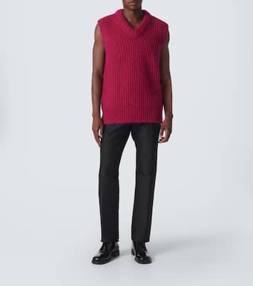 Mohair and wool sweater vest | Jil Sander