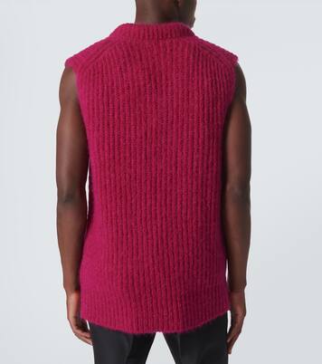 Mohair and wool sweater vest | Jil Sander