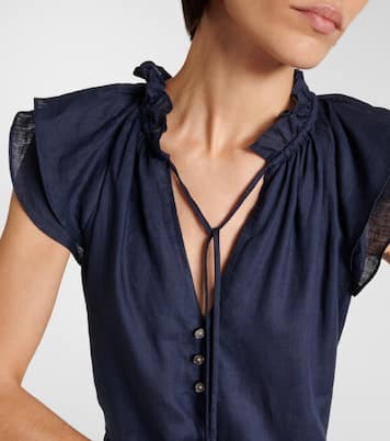 Zee linen minidress | Veronica Beard