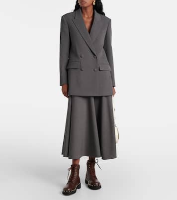 Rockstud leather combat boots | Valentino Garavani