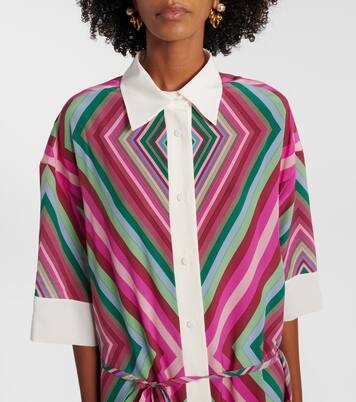 Hemdblusenkleid Rhombus 75 aus Seide | Valentino