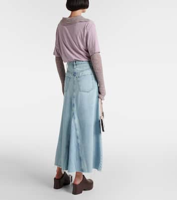 Dorothy denim maxi skirt | Frame