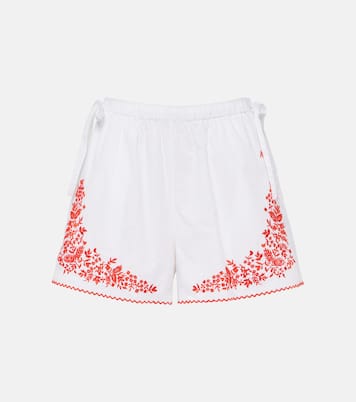 Bestickte Shorts Hearts aus Baumwolle | Alémais