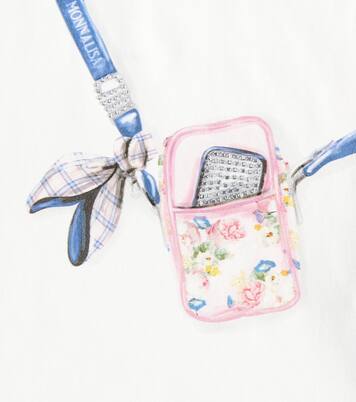 Printed cotton-blend top | Monnalisa