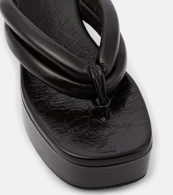 Plateausandalen aus Leder | Dries Van Noten