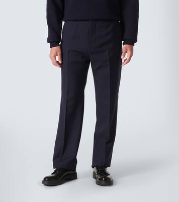 Pleated virgin wool pants | Ami Paris