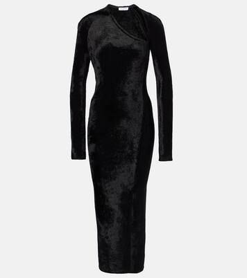 Midikleid aus Samt | Alaïa