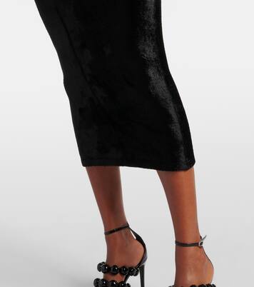 Midikleid aus Samt | Alaïa