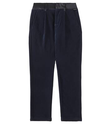 Cotton velvet slim pants | Scotch & Soda Kids