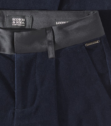 Cotton velvet slim pants | Scotch & Soda Kids