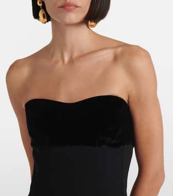 Trani strapless cotton minidress | Max Mara