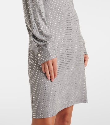 Robe chemise à cristaux | The Attico