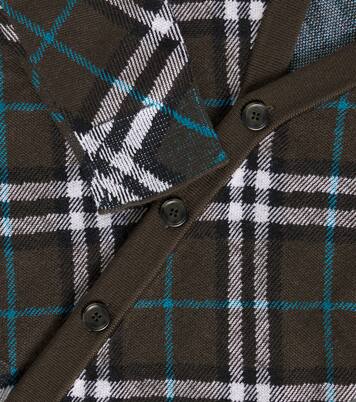 Cárdigan de lana a cuadros | Burberry Kids