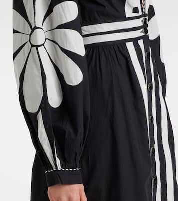 Bedrucktes Maxikleid Nature aus Baumwolle | Farm Rio