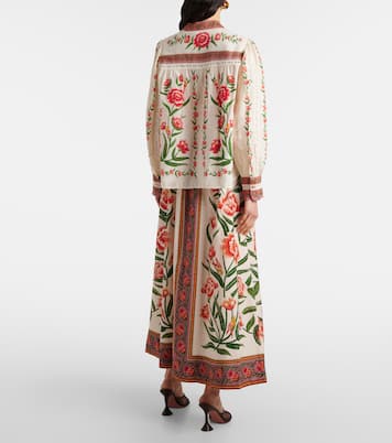 Bedruckte Bluse aus einem Baumwollgemisch | Farm Rio