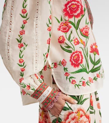 Bedruckte Bluse aus einem Baumwollgemisch | Farm Rio