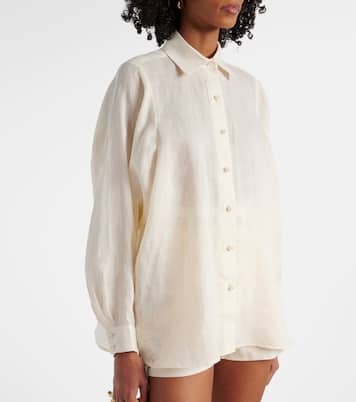 Crush ramie shirt | Zimmermann