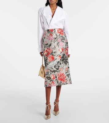 Pumps Stevie 100 aus Lederimitat mit Kristallen | Jimmy Choo