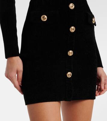 Minikleid aus Chenille | Self-Portrait