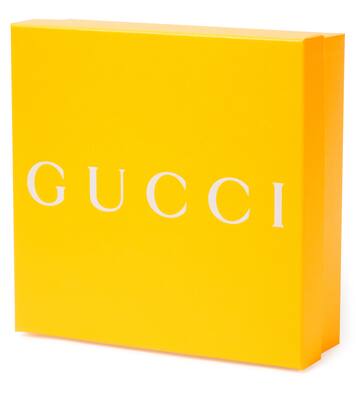 Baby cotton piquet bodysuit and beanie set | Gucci Kids