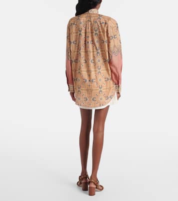 Bluse Voyage Imaginaire aus Baumwollmusselin | Valentino