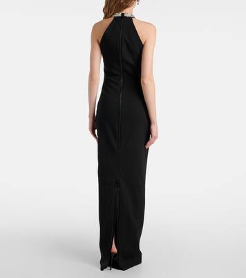 Abito lungo con cristalli  | Balmain