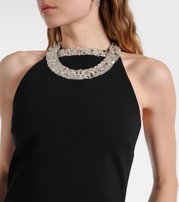 Abito lungo con cristalli  | Balmain