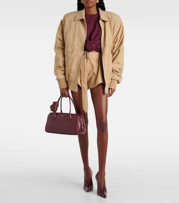 Shorts de mezcla de algodón de tiro alto | Magda Butrym