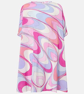 Printed silk crêpe de chine kaftan | Pucci