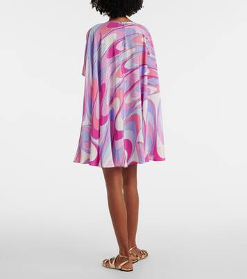 Printed silk crêpe de chine kaftan | Pucci