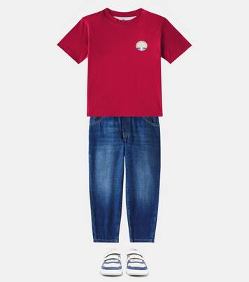 Cotton jersey T-shirt | Brunello Cucinelli Kids