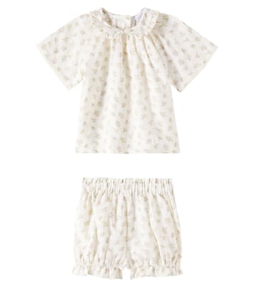 Baby Vienna ramie dress and bloomers set | C'era Una Volta
