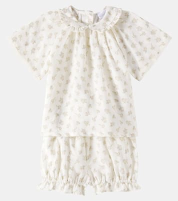 Baby Vienna ramie dress and bloomers set | C'era Una Volta