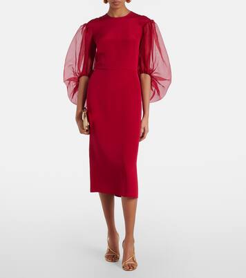 Robe midi Danielle en soie | Altuzarra