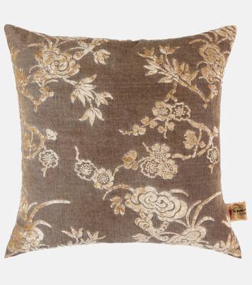 Kissen Scabiosa mit Samt | The House of Lyria