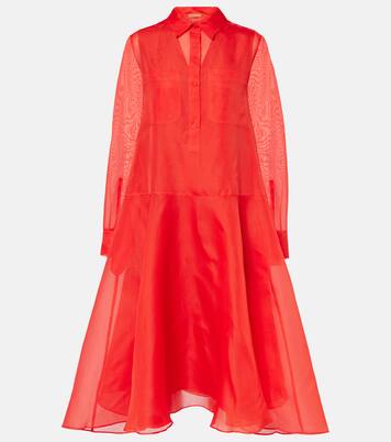 Robe chemise Sissy en soie | Altuzarra