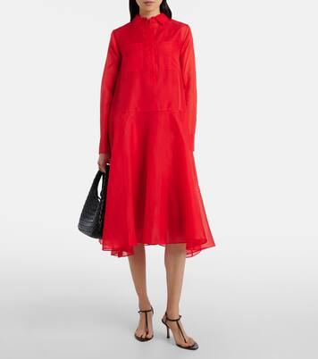 Robe chemise Sissy en soie | Altuzarra