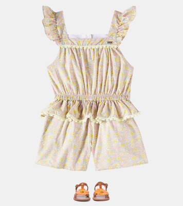 Sandalen Plagette Big Flo aus Leder | Pom d'Api