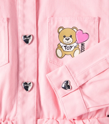 Teddy Bear jean jacket | Moschino Kids
