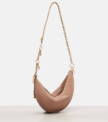 Chloé Icons Small suede shoulder bag | Chloé